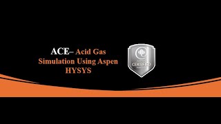 Simulation of Acid gas - topic one at ACE exam