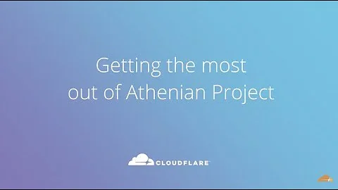 Athenian Project: Optimizing your Settings