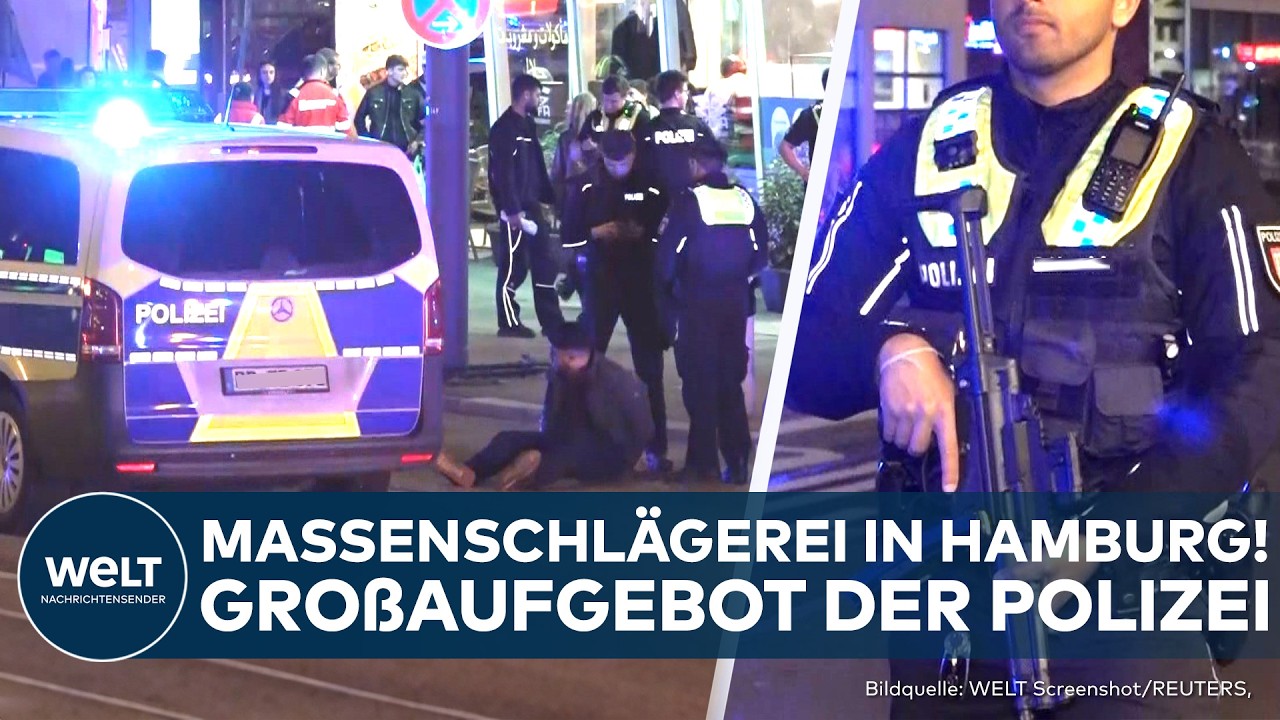HAMBURG: Massenschlägerei im Phönixviertel! Stühle fliegen - Polizei rückt mit Großaufgebot aus!