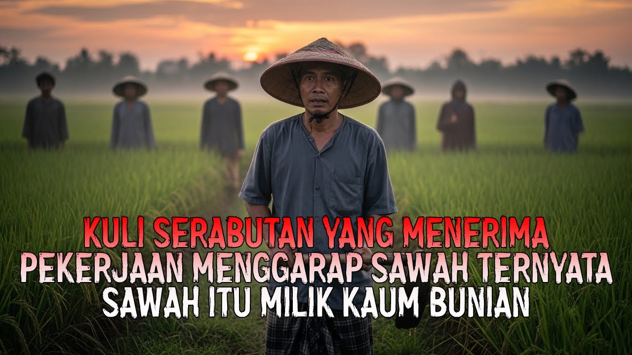 KULI SERABUTAN YANG MENERIMA PEKERJAAN MENGGARAP SAWAH TERNYATA SAWAH ITU MILIK KAUM BUNIAN