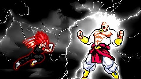 Evil Vegito SSJ V3 OP VS Limit Break Broly SSJ4 V6 OP in Jump Force Mugen