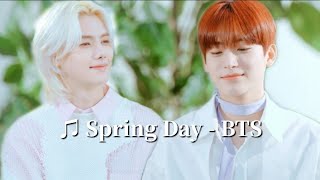 CRAVITY( Minhee and Jungmo ) sing cover - 'Spring Day' (Original by: BTS)