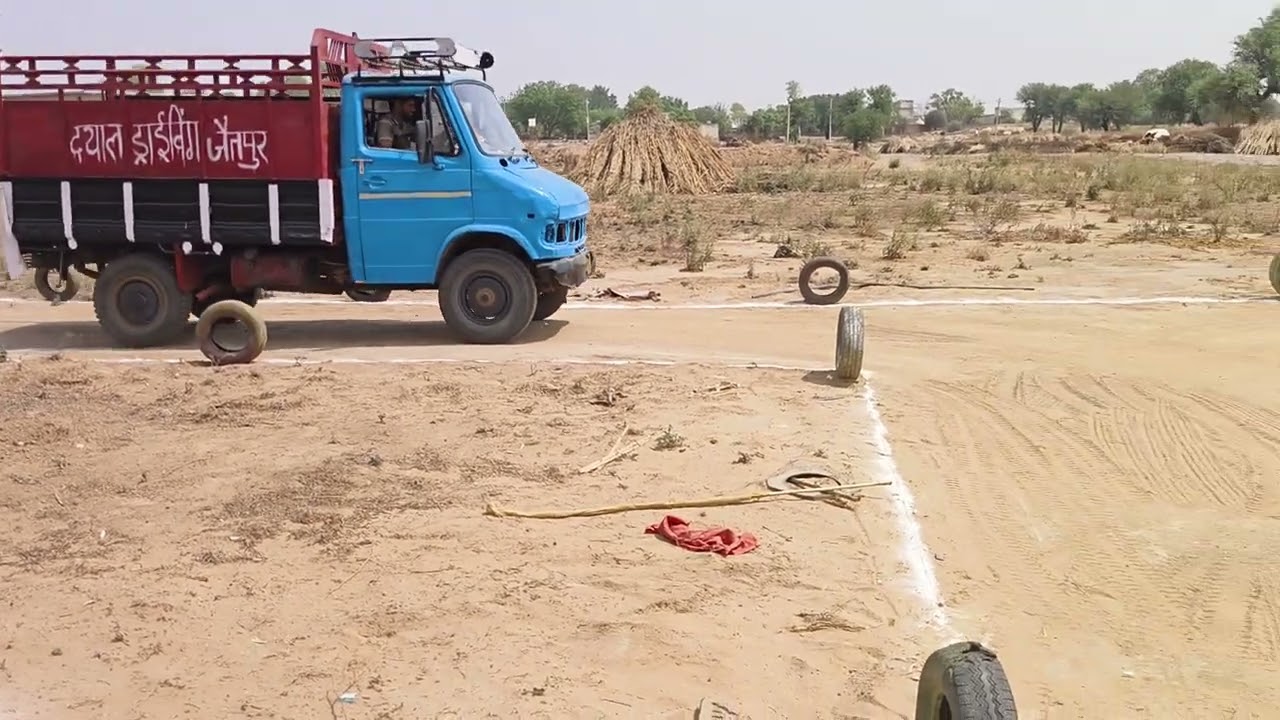 crpf driver trade test|| 13 fit Hऑप्टिकल पर टाटा 407 से ड्राइविंग करते हुए अभ्यर्थी|| crpfdriver ||