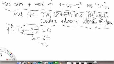 Extreme Values | Example 2 | Single Variable Calculus for Sci & Eng | Griti