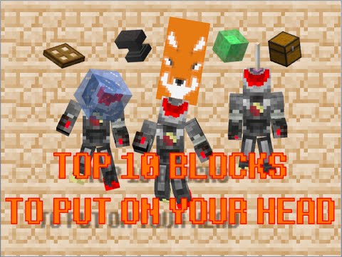 10 Coolest Blocks to Put on Your Head! - Minecraft Command Tutorial