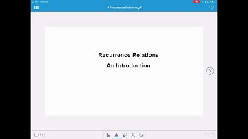 H Recurrence Relations 1 Intro
