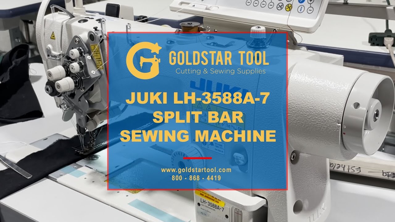 NEW STUDIO! Product Showcase-Juki LH-3588A-7 Split Bar Sewing Machine ...