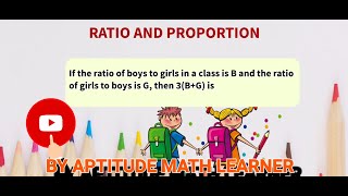If the ratio of boys to girls in a class is B and the ratio of girls to boys is G, then 3(B+G) is
