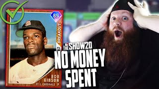 NO MONEY SPENT! FREE BOB GIBSON | DIAMOND PACK PULLS!!! | MLB The Show 20 Diamond Dynasty #14