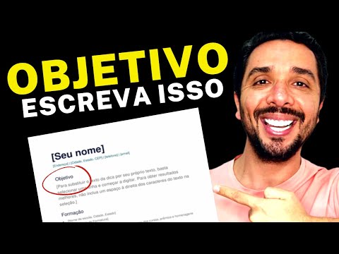 ✅ OBJETIVO DO CURRÍCULO: O QUE COLOCAR? | Melhores Dicas Para Qualquer Vaga