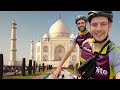 Dr Alex and Georgia Toffolo cycling 400km across India!