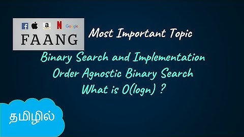 Binary Search | Order Agnostic Binary Search | What is O(logn) | Data Structures and Algorithms