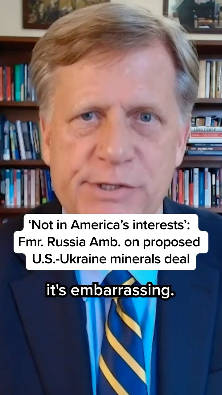 'Not in America's interests': Fmr. Russia Amb. on proposed U.S.-Ukraine minerals deal