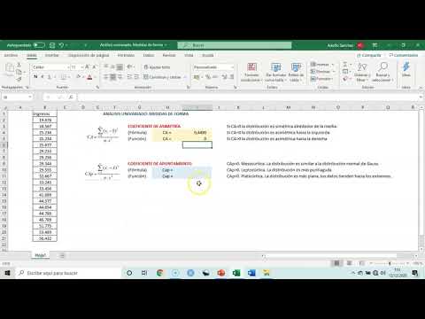 Video: ¿Puedes calcular la asimetría en Excel?