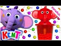 Maquinas, bolitas de colores y sorpresas para aprender jugando | Kent el Elefante