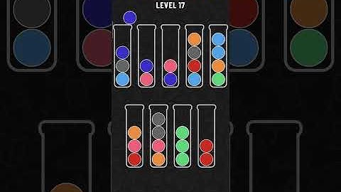 Ball sort puzzle level 17 answer walkthrough 🔥 #shorts #ballsortpuzzle