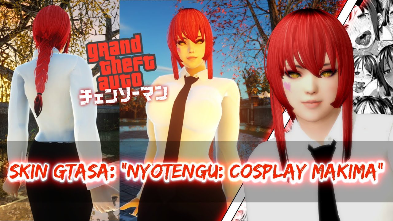 [Share] Mod Skin: Nyotengu Cosplay: Makima Chainsaw Man | For GTA SA ...