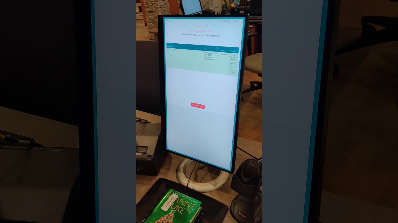 Koha self check with RFID