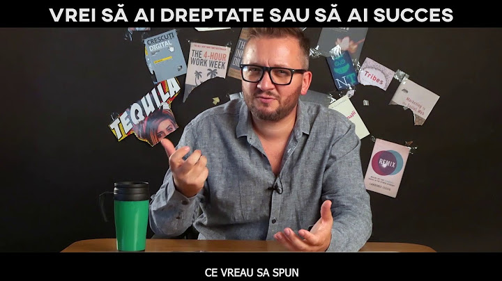 Vrei sa ai succes sau vrei sa ai dreptate?