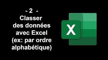 EXCEL: CLASSIFY DATA, e.g. in ALPHABETICAL ORDER (by Mme Ruault-Djerrab)
