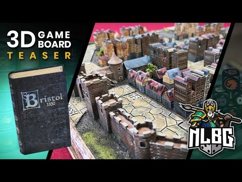 Bristol 1350: 3D Game Board STL Files - Next Level Board Gaming