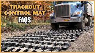 Trackout Control Mat FAQs | Installation, Lifespan, Cold Weather & More