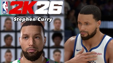 Stephen Curry face creation NBA2k26!!