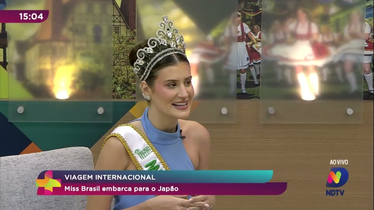 Concurso de beleza: blumenauense conquista o título de Miss Brasil