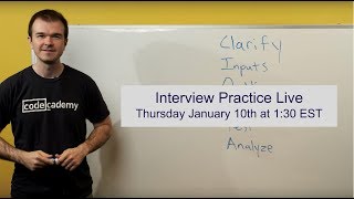 Livestream: Technical interview prep