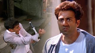 तूने क्या सोचा तू बच जायेगा | Ziddi Climax Action scene - Sunny Deol, Raveena Tandon, Anupam Kher