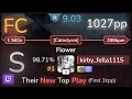 🔴 9.0⭐ kirby_fella1115 | THE ORAL CIGARETTES - Flower [Cataclysm] +HDDT 98.71% (#1 1027pp FC) - osu!