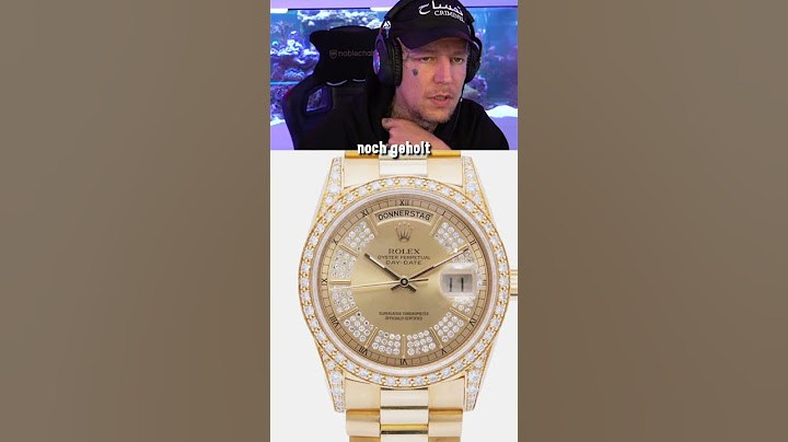 Monte zeigt seine neuen Uhren 🤑