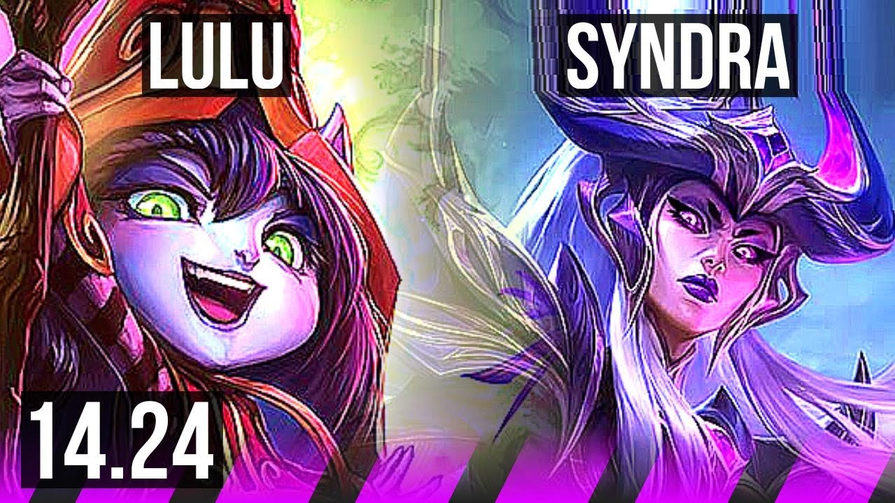 LULU & Vayne vs SYNDRA & Jhin (SUP) | NA Master | 14.24