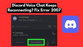 FIX Discord Voice Chat Keeps Reconnecting - FIX Disord Error 2007 (Stable Internet)