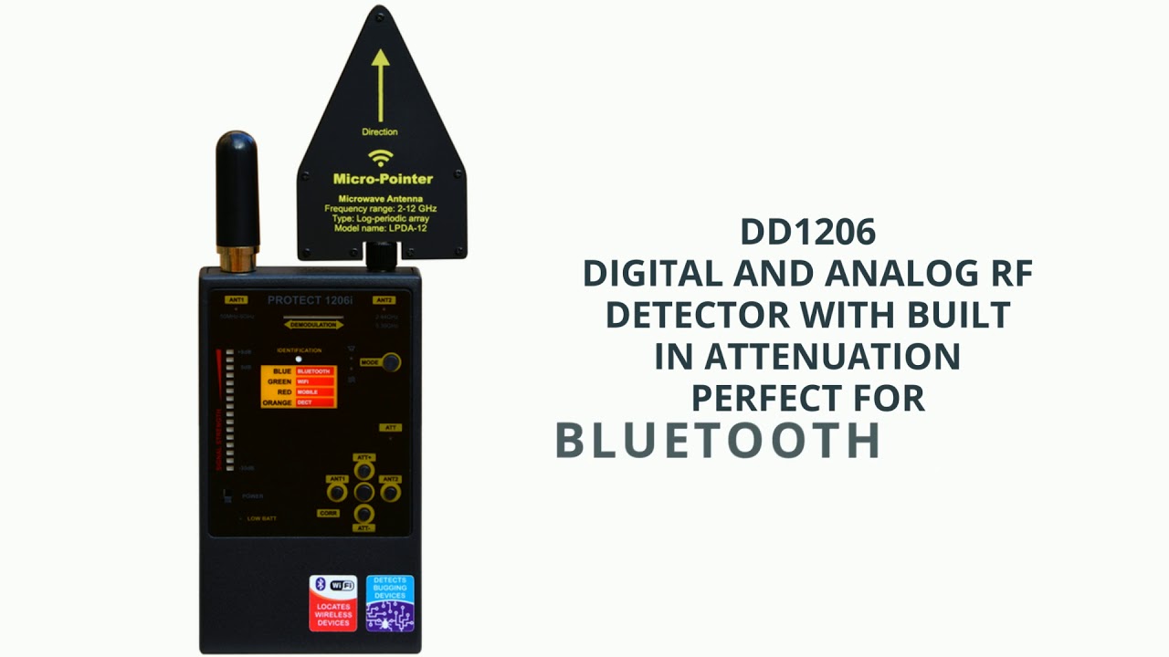 Digital RF Detector - GPS TRACKER DETECTION-DD1206