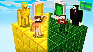 God Chunk Vs Hacker Chunk In Minecraft