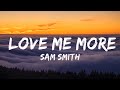 Sam smith love me more lyrics top lyrics mp3