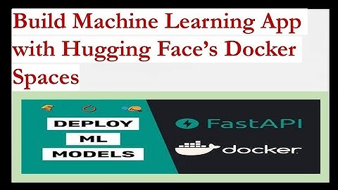 Build ML app with huggingface