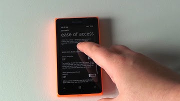 Microsoft lumia 435 Disabled settings