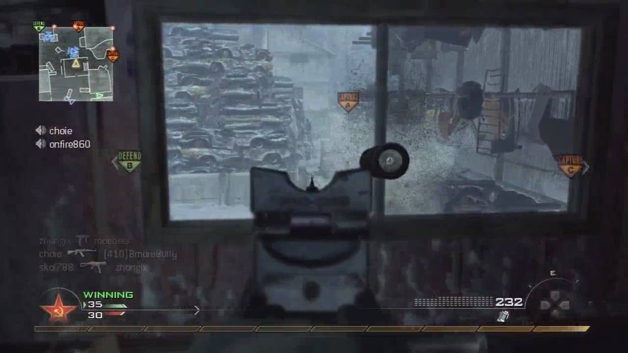 Modern Warfare 2: L86 LSW Nuke on Salvage - Domination (Gameplay/Dual Commentary)