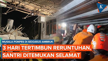 Haical Ditemukan Selamat Setelah 3 Hari Tertimbun Reruntuhan Ponpes Al Khoziny Sidoarjo