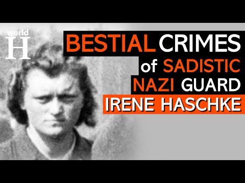 BRUTAL Irene Haschke - Female Nazi Guard at Bergen Belsen Concentration Camp - The Holocaust - WW2