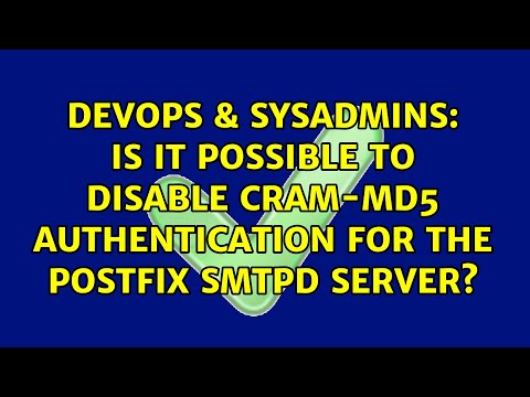 DevOps & SysAdmins: Is it possible to disable CRAM-MD5 authentication for the postfix smtpd server?