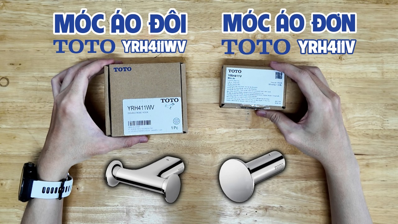 Móc áo đôi TOTO YRH411WV