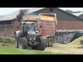 Fendt 936 Vario putting out smoke on the duty | Pure Sound | Corn Silage Season - Maisernte