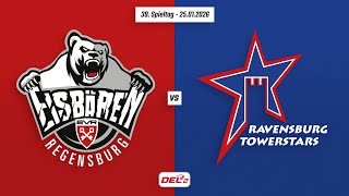39. Spieltag DEL2 | Eisbären Regensburg vs. Ravensburg Towerstars | Game Highlights
