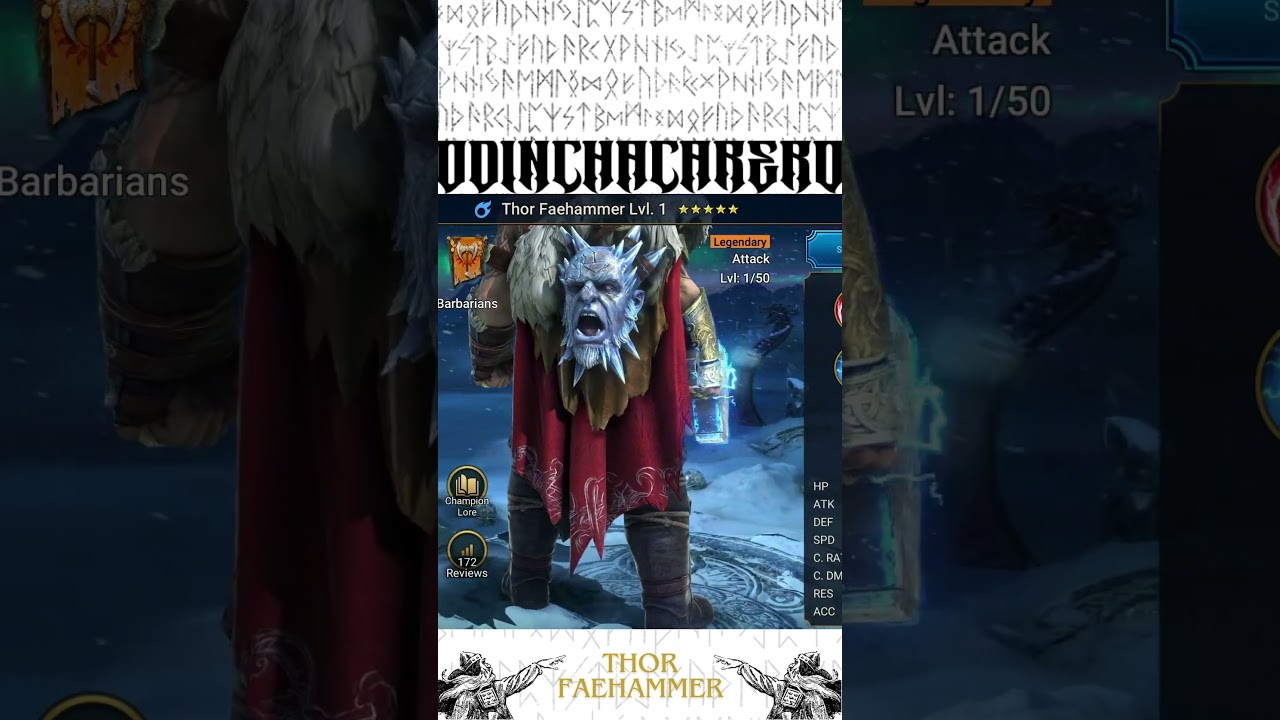 Fusion Thor | evento | Raid: Shadow Legends   