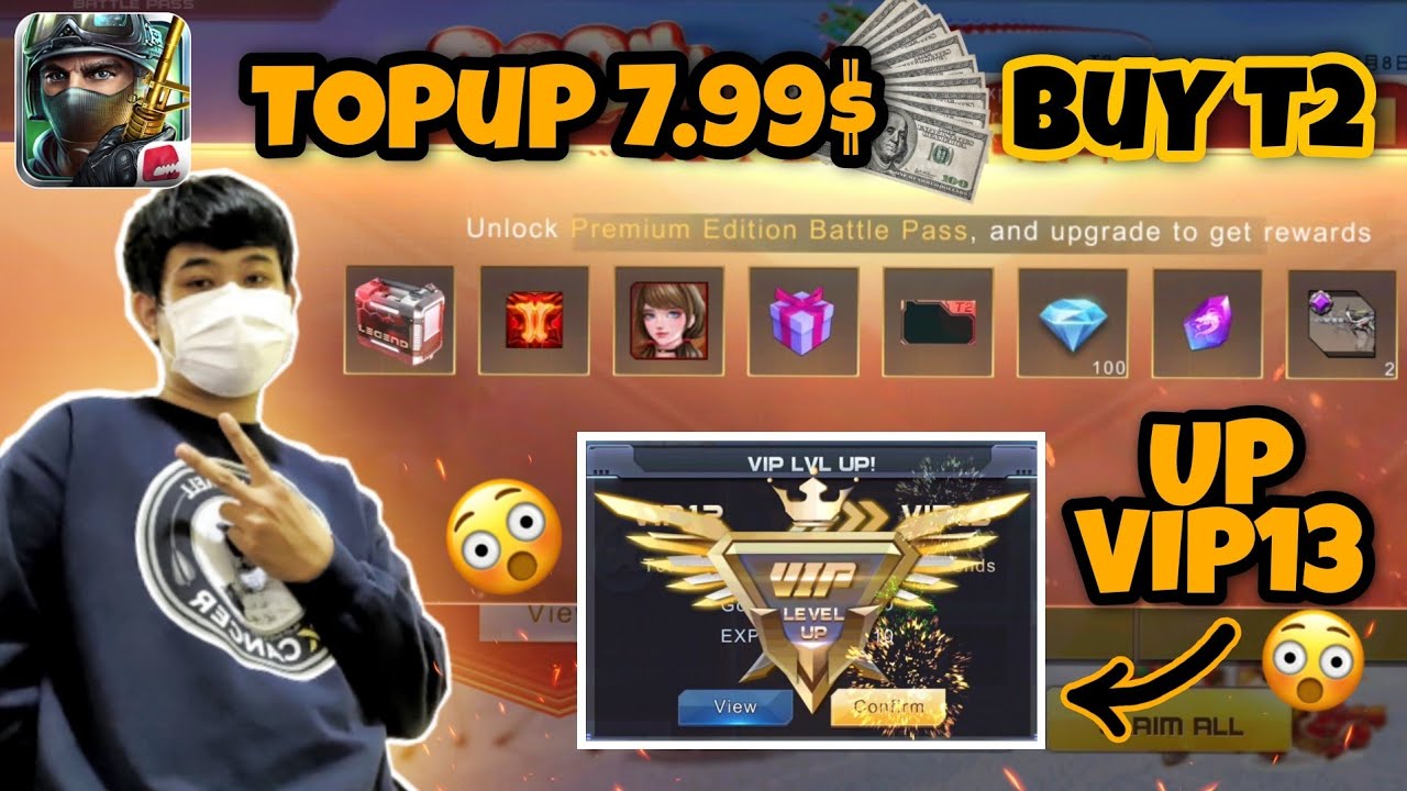 Crisis Action - Topup 7.99$ Buy Battle Pass 