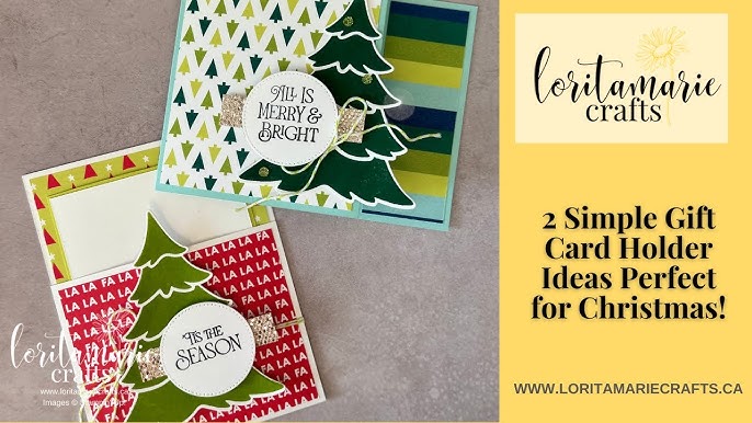 Easy DIY Gift Card Holder with Patterned Paper - ON Y GO! STAMPING