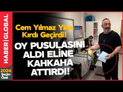 Oy Kullanmaya Giden Cem Yılmaz Sandık Başında Kırdı Geçirdi!